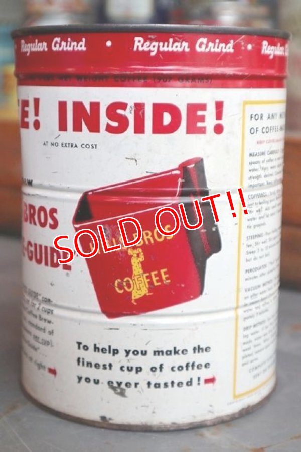 画像3: dp-181101-49 HILLS BROS COFFEE / Vintage Tin Can