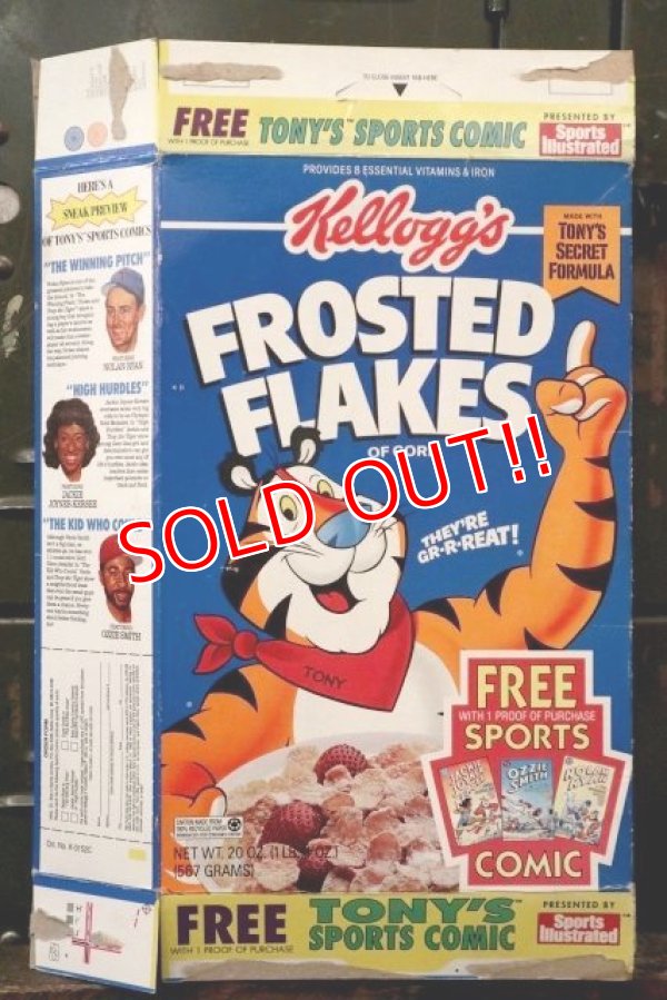 画像1: ad-130507-01 Kellogg's / FROSTED FLAKES 1989 Cereal Box