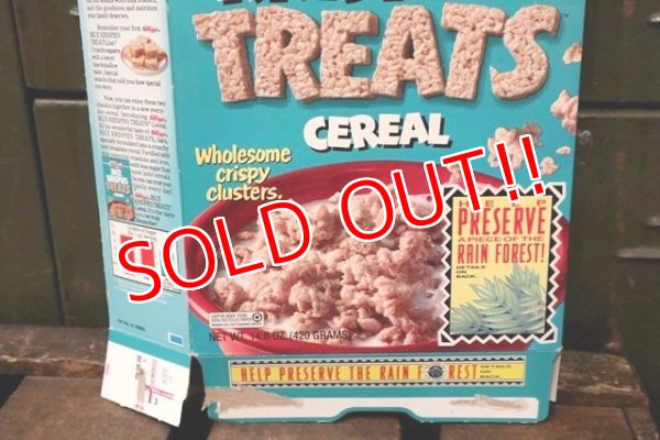 画像3: ad-130507-01 Kellogg's / RICE KRISPIES TREATS 1992 Cereal Box