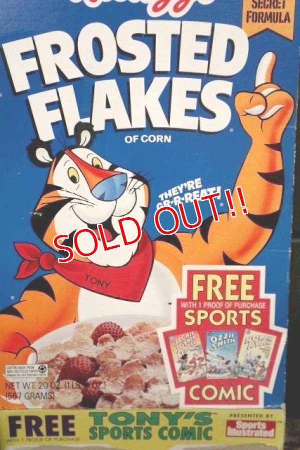 画像3: ad-130507-01 Kellogg's / FROSTED FLAKES 1989 Cereal Box