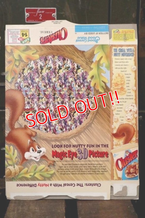 画像4: ad-130507-01 General Mills / Clusters 1995 Cereal Box