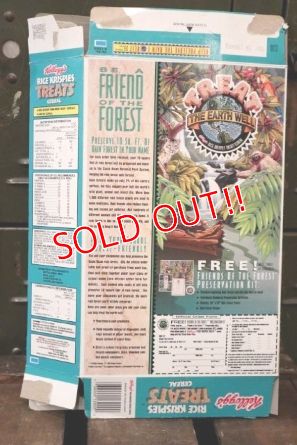 画像4: ad-130507-01 Kellogg's / RICE KRISPIES TREATS 1992 Cereal Box