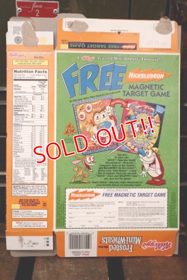 画像5: ad-130507-01 Kellogg's / Frosted Mini-Wheats 1993 Cereal Box "Ren and Stimpy"