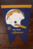 画像1: ct-181101-82 SAN DIEGO CHARGERS / Vintage Pennant