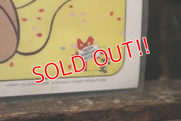 画像7: ct-181101-77 HAPPY BIRTHDAY MICKEY / 1978 Place Mat