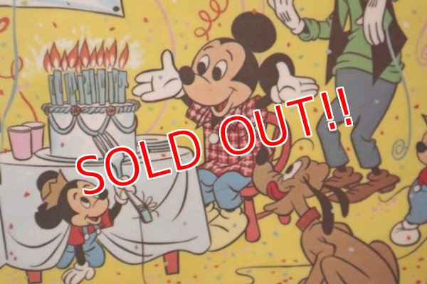 画像2: ct-181101-77 HAPPY BIRTHDAY MICKEY / 1978 Place Mat