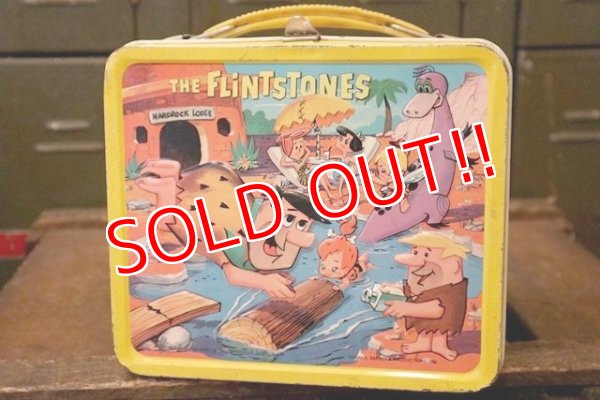 画像1: ct-181101-108 The Flintstones  / Aladdin 1960's Metal Lunch Box