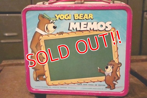 画像3: ct-181101-107 Yogi Bear / Aladdin 1970's Metal Lunch Box