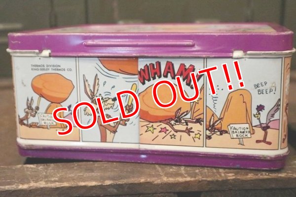 画像9: ct-181101-109 Road Runner / Thermos 1970's Metal Lunch Box