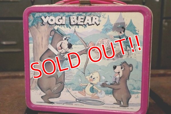 画像2: ct-181101-107 Yogi Bear / Aladdin 1970's Metal Lunch Box