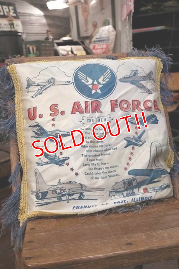 画像1: dp-181115-06 U.S.AIR FORCE / 1960's Cushion
