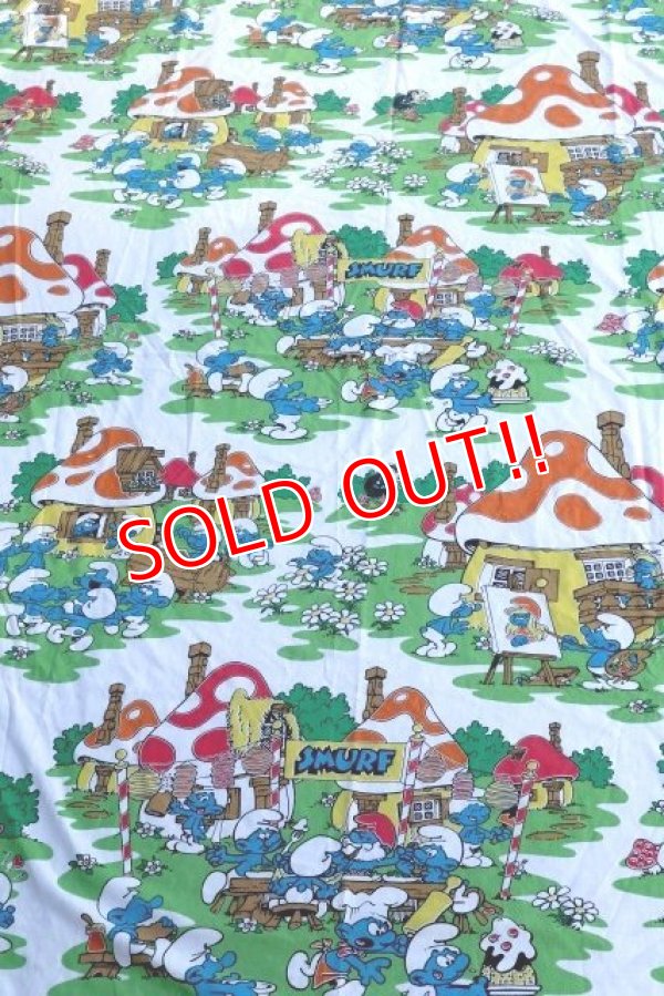 画像2: ct-181101-112 Smurf / 1980's Fat Sheet (Twin)