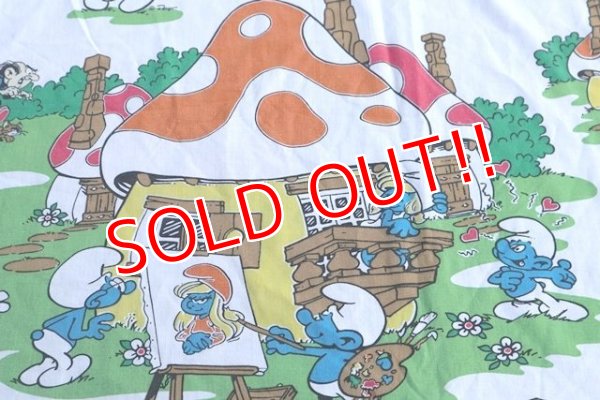 画像3: ct-181101-112 Smurf / 1980's Fat Sheet (Twin)