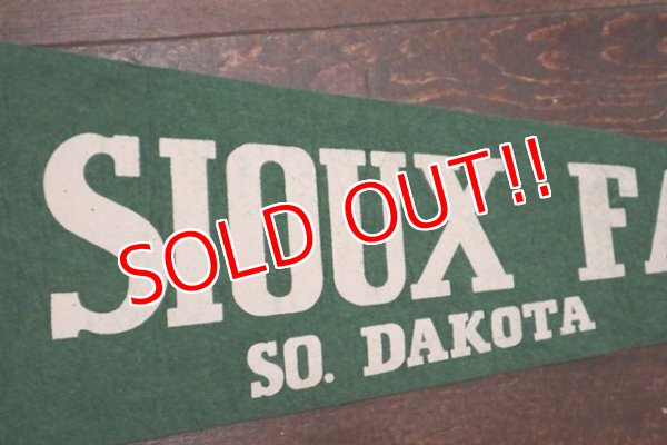 画像4: dp-181115-04 SIUOX FALLS / 1950's Pennant