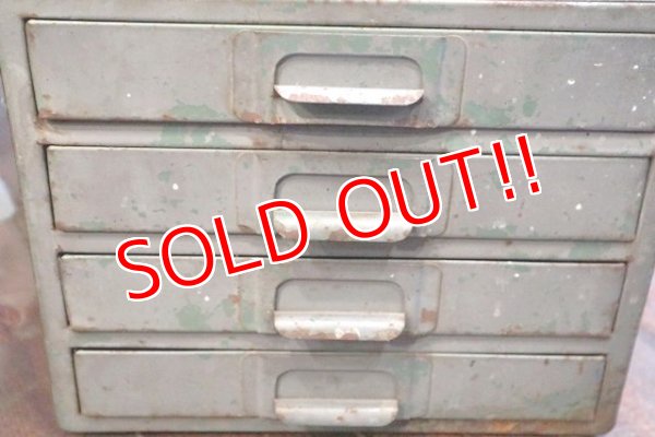 画像2: dp-181115-21 Vintage Parts Cabinet