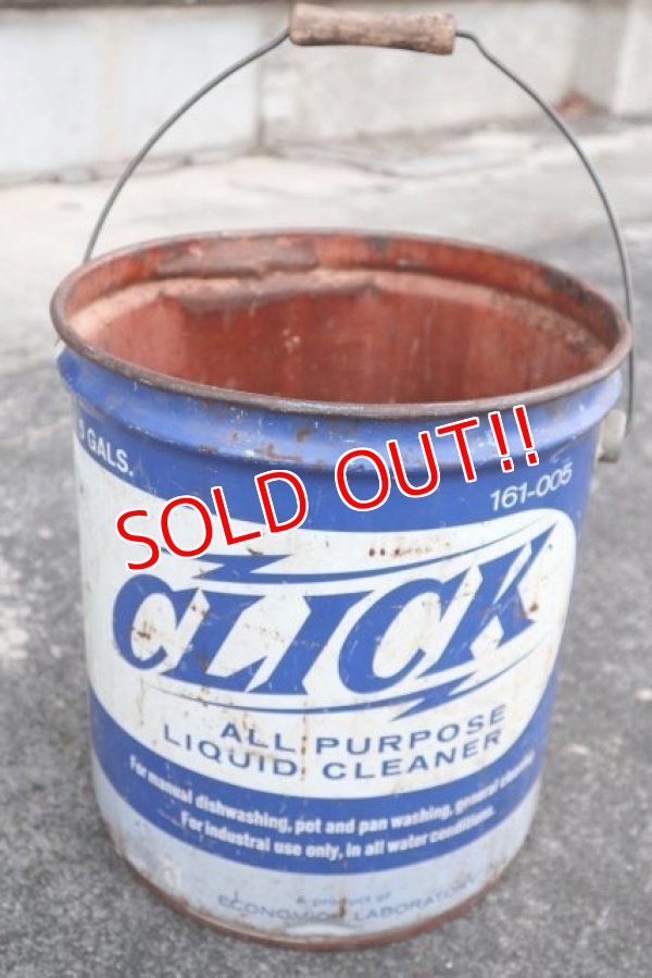 画像1: dp-181115-15 CLICK / Liquid Cleaner Vintage Bucket Can