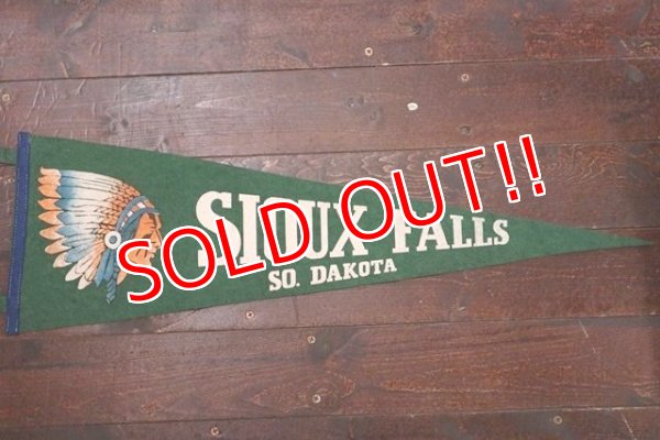 画像1: dp-181115-04 SIUOX FALLS / 1950's Pennant