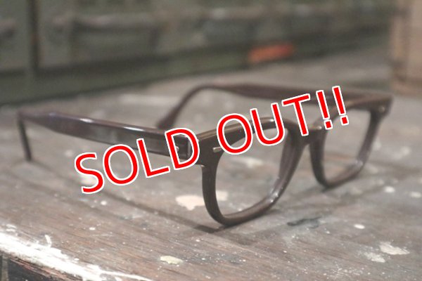 画像2: dp-181115-26 1960's-1970's Prisoner Glasses Frame