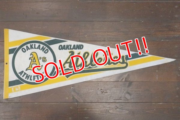 画像1: dp-181115-05 OAKLAND Athletics / 1980's Pennant