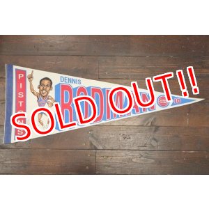 画像: dp-181115-05 DETROIT PISTONS / DENNIS RODMAN 1980's Pennant