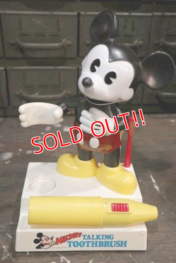 画像2: ct-181203-06 Mickey Mouse / Helm 1980's Talking Toothbrush