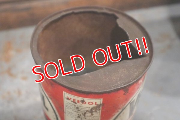 画像5: dp-181203-04 VEEDOL / 1950's Motor Oil Can