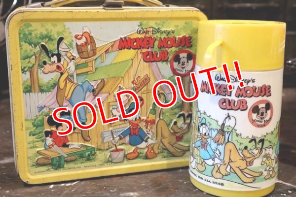 画像1: ct-181203-07 Mickey Mouse Club / Aladdin 1970's Lunchbox & Thermos