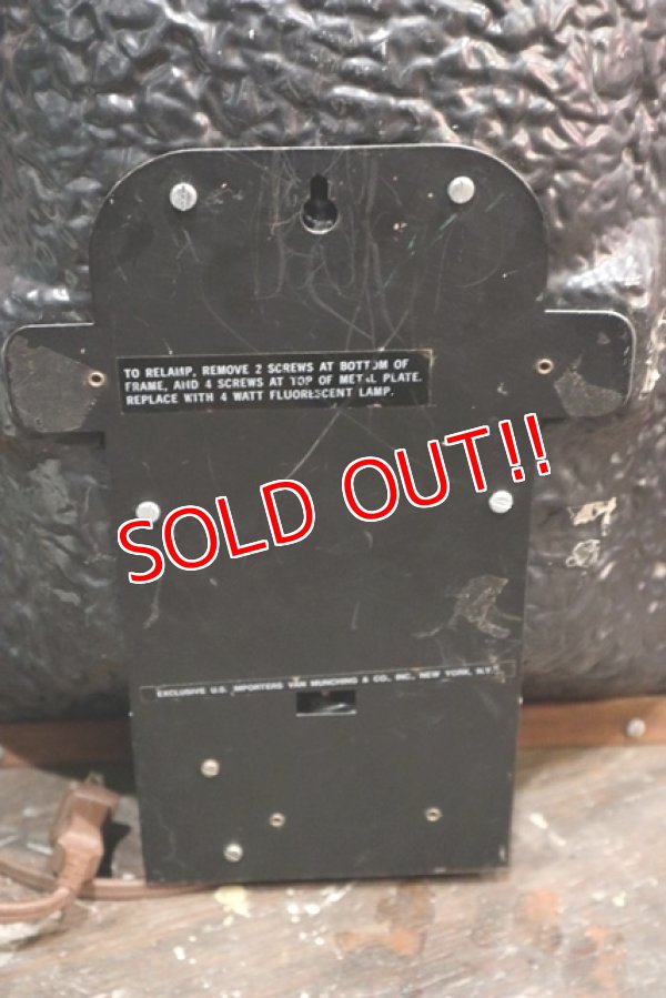 画像9: dp-181203-14 GRIZZLY BEER / 1970's Pub Mirror & Lighted Sign