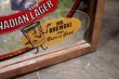 画像7: dp-181203-14 GRIZZLY BEER / 1970's Pub Mirror & Lighted Sign