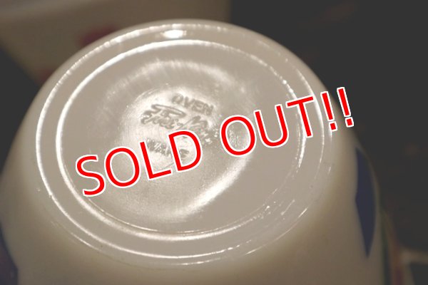 画像12: dp-181101-30 Fire-King / 1950's Tulip Mixing Bowl Set