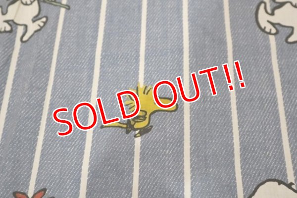 画像6: ct-181203-66 PEANUTS Snoopy / 1970's Flat Sheet (Twin size)