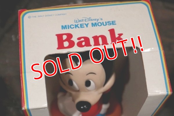 画像7: ct-181203-37 Mickey Mouse / ILLCO Toy 1980's Coin Bank (Box)