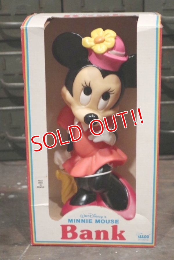 画像1: ct-181203-38 Minnie Mouse / ILLCO Toy 1980's Coin Bank (Box)