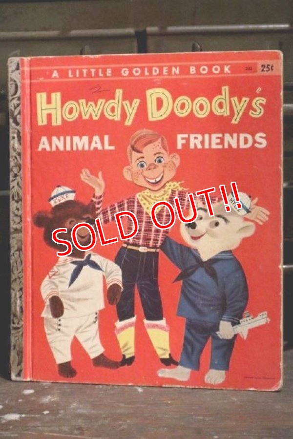 画像1: ct-181203-75 Howdy Doody's Animal Friens / 1950's Little Golden Book