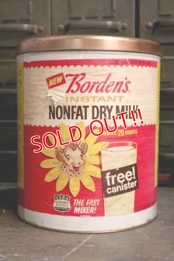 画像1: dp-181203-31 Borden's / Instant Nonfat Dry Milk Can