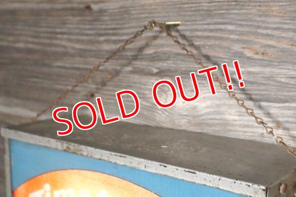 画像7: dp-190101-12 CAT'S PAW CAT-TEX / 1950's Advertising Lighted Clock