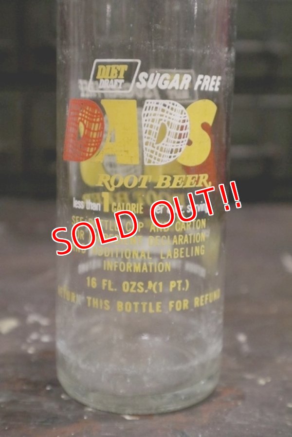 画像4: dp-190101-07 Diet DAD'S Root Beer / 1970's 16FL.OZS Bottle