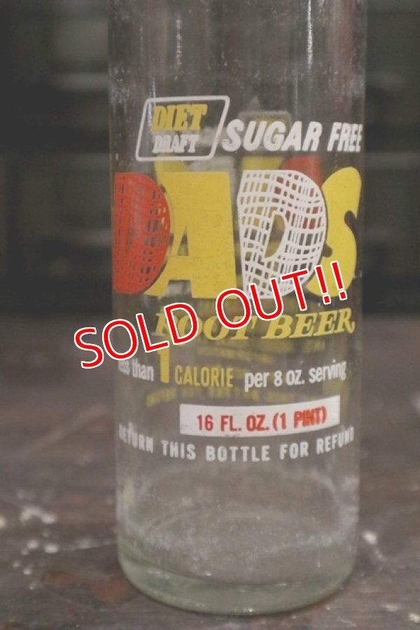 画像2: dp-190101-07 Diet DAD'S Root Beer / 1970's 16FL.OZS Bottle