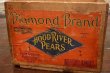 画像2: dp-150107-10 Diamond Brand Hood River Pears / Vintage Wood Box