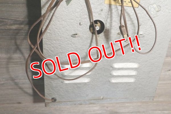 画像12: dp-190101-12 CAT'S PAW CAT-TEX / 1950's Advertising Lighted Clock