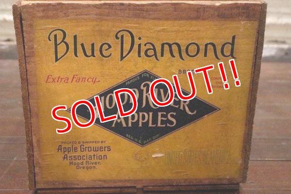画像2: dp-150107-09 Diamond Brand Hood River Apples / Vintage Wood Box