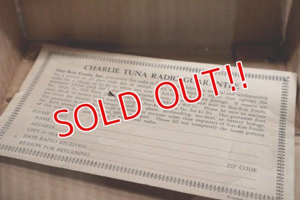 画像8: ct-190101-05 Starkist / Charlie Tuna 1970's Transistor Radio