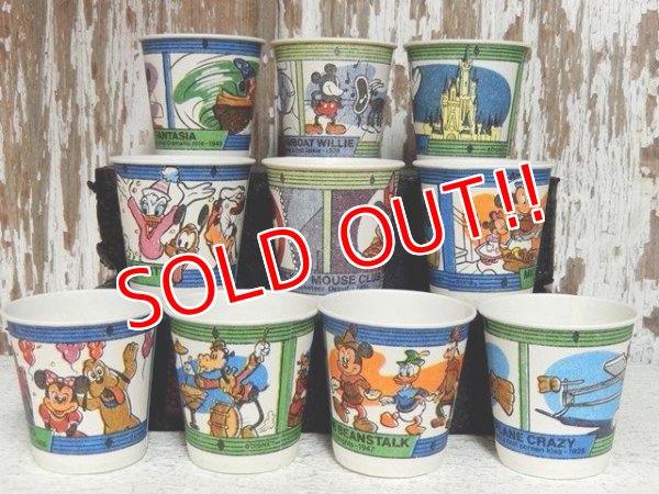 画像2: ct-141007-25 Sixty Years Mickey / 1980's Dixie Cups 10pc set