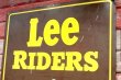 画像2: dp-190101-18 Lee Riders / 1980's(?) Metal Sign