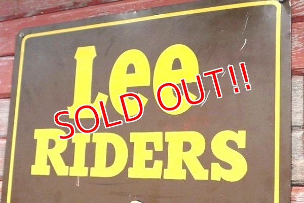 画像2: dp-190101-18 Lee Riders / 1980's(?) Metal Sign