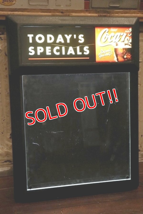 画像1: dp-190101-20 Coca Cola / 2000's Lighted Menu Board Sign