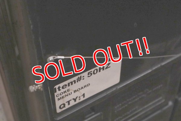 画像12: dp-190101-20 Coca Cola / 2000's Lighted Menu Board Sign