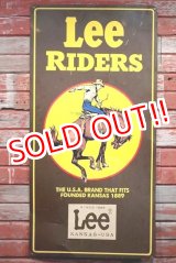 画像: dp-190101-18 Lee Riders / 1980's(?) Metal Sign