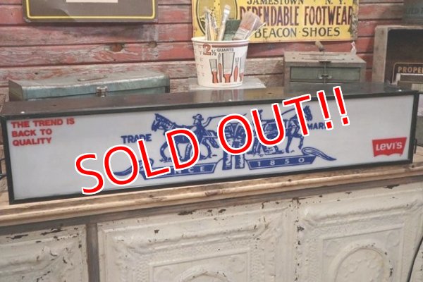 画像6: dp-190101-15 Levi's / Store Display Sign "Two Horse Mark"