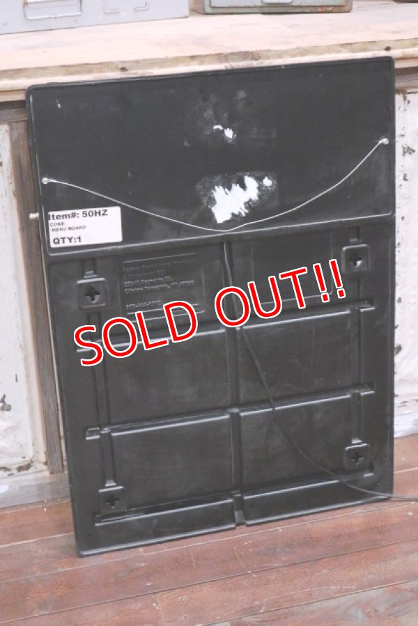 画像11: dp-190101-20 Coca Cola / 2000's Lighted Menu Board Sign